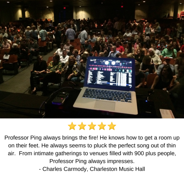 Charles Carmody Charleston Music Hall Professor Ping Review